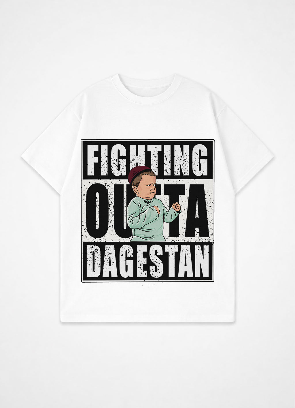 Fighting Outta Dagestan - Oversized T-Shirt
