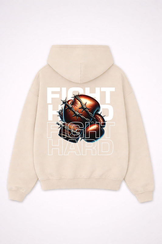Fight Hard -Oversized Hoodie